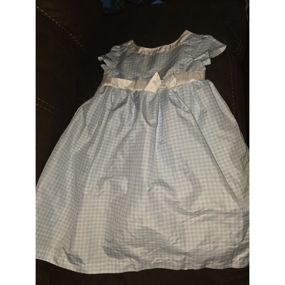 Gymboree outlet Easter celebrations blue checkered dress size 7